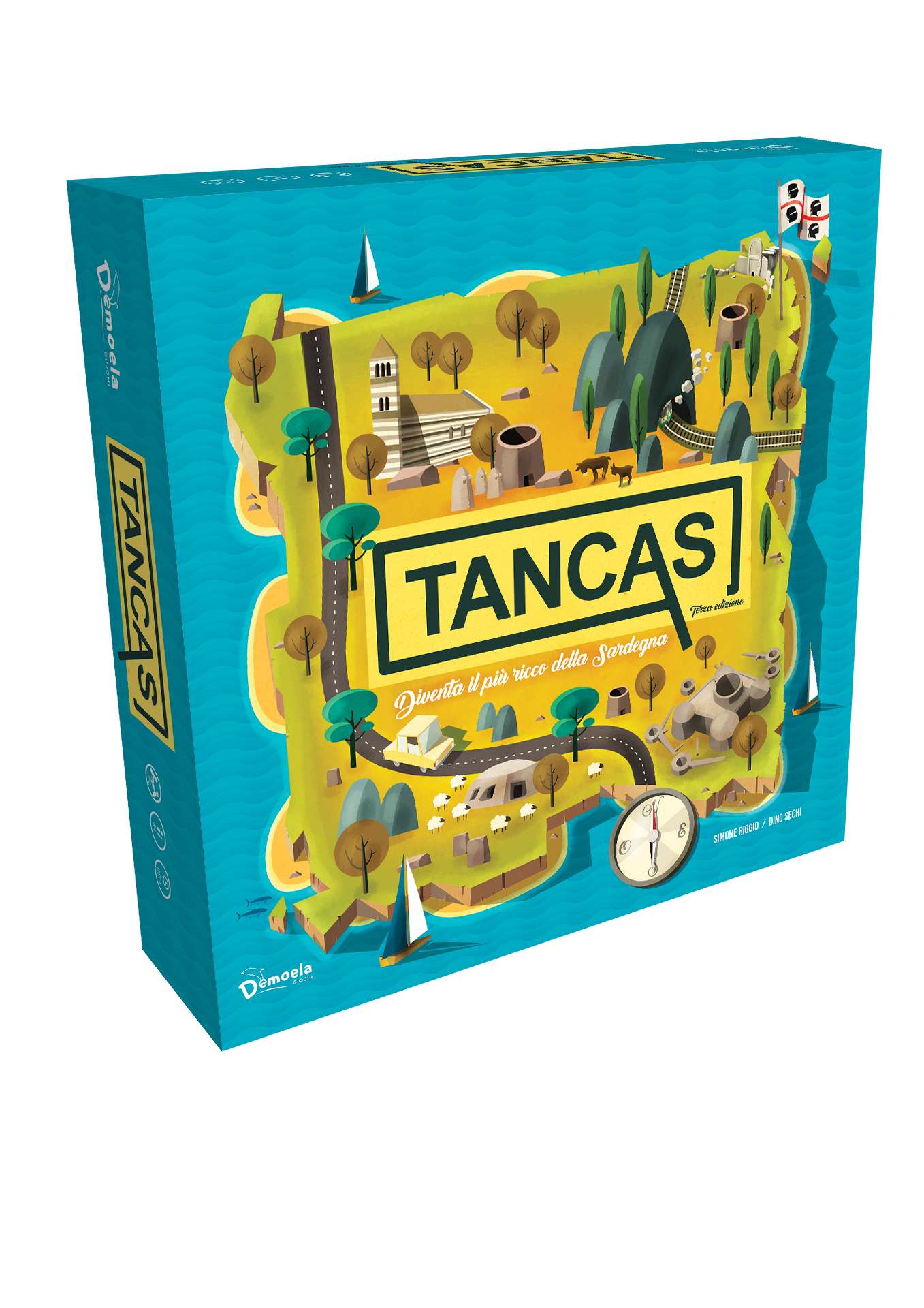 Tancas - il gioco da tavolo sulla Sardegna - DEMOELA Giochi da tavolo